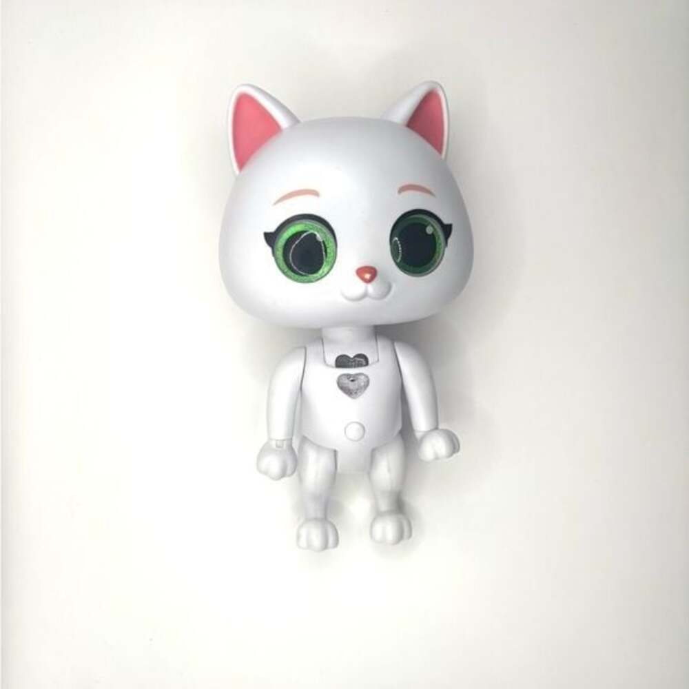 Disney Junior SuperKitties Bitsy Transforming Figure Lights Sounds Tested